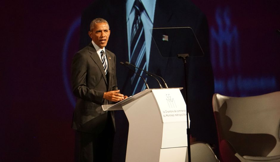 Barack Obama, Montreal, Chamber of Commerce, Elizabeth McSheffrey