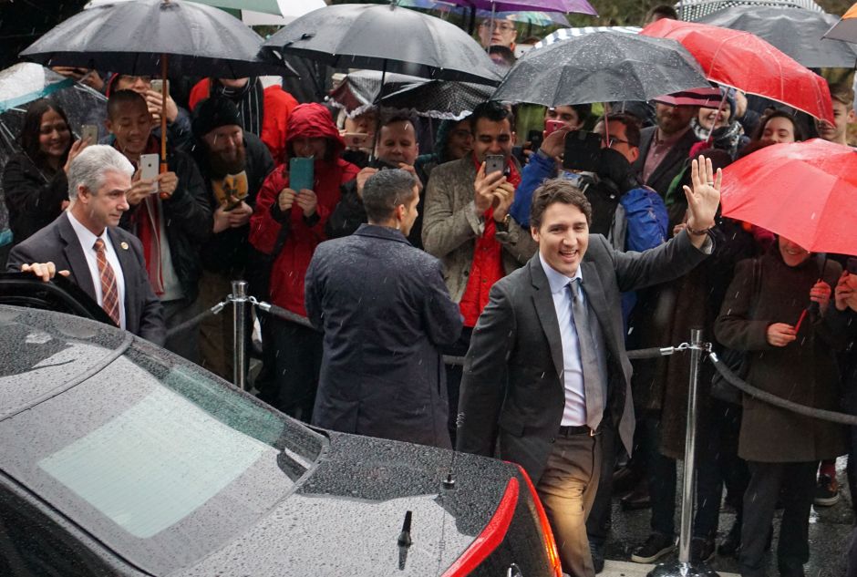 Justin Trudeau, Vancouver, Gregor Robertson, Elizabeth McSheffrey